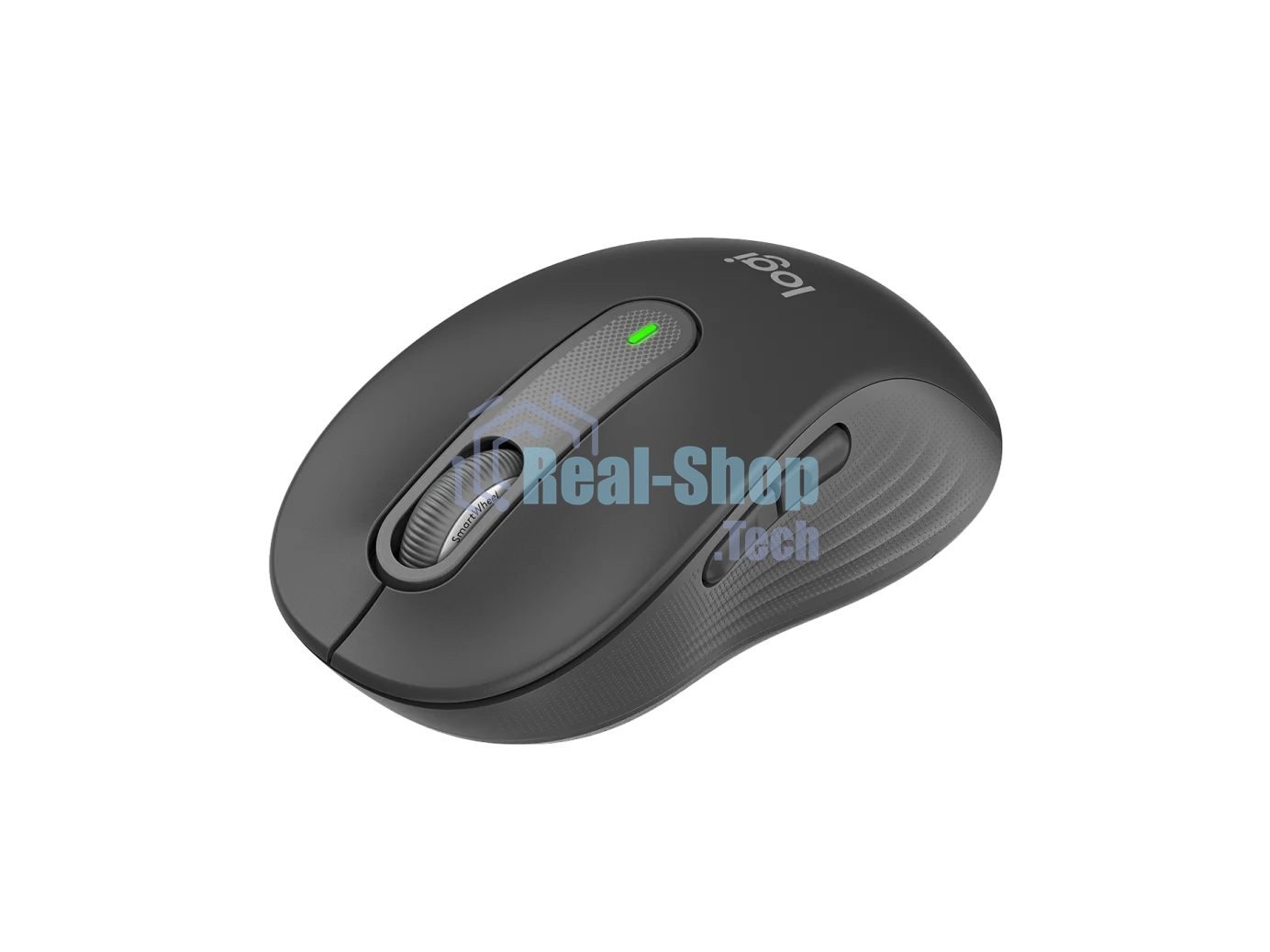 Мышь беспроводная Logitech Signature M650 L графитовый, 4000 dpi, радиоканал, Bluetooth, USB, кнопки - 5