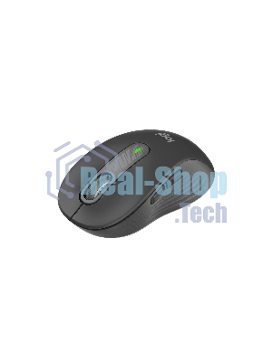 Мышь беспроводная Logitech Signature M650 L графитовый, 4000 dpi, радиоканал, Bluetooth, USB, кнопки - 5