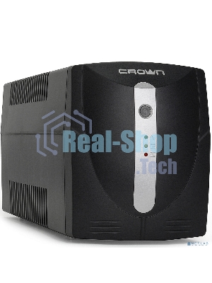 Источник бесперебойного питания Crown CMU-1000X/1000 ВА/600 Вт/3 x евророзетка с заземлением (Schuko)