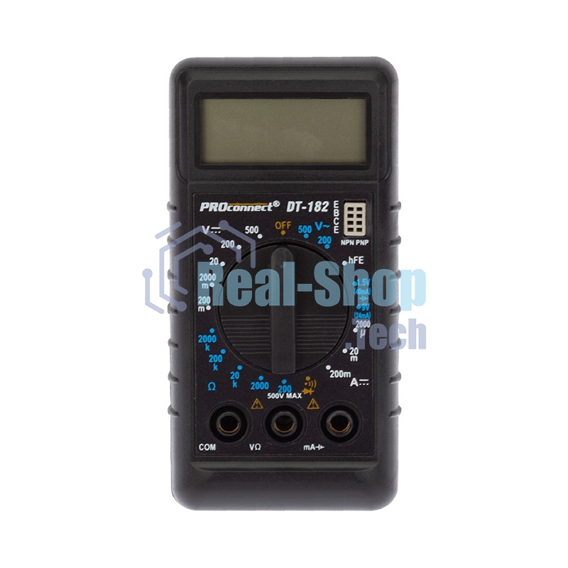 Портативный мультиметр PROconnect М-182 (DT-182)
