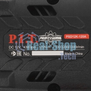 Винтоверт P.I.T. PSD12K-120A/1 аккум. патрон:шестигр.1/4