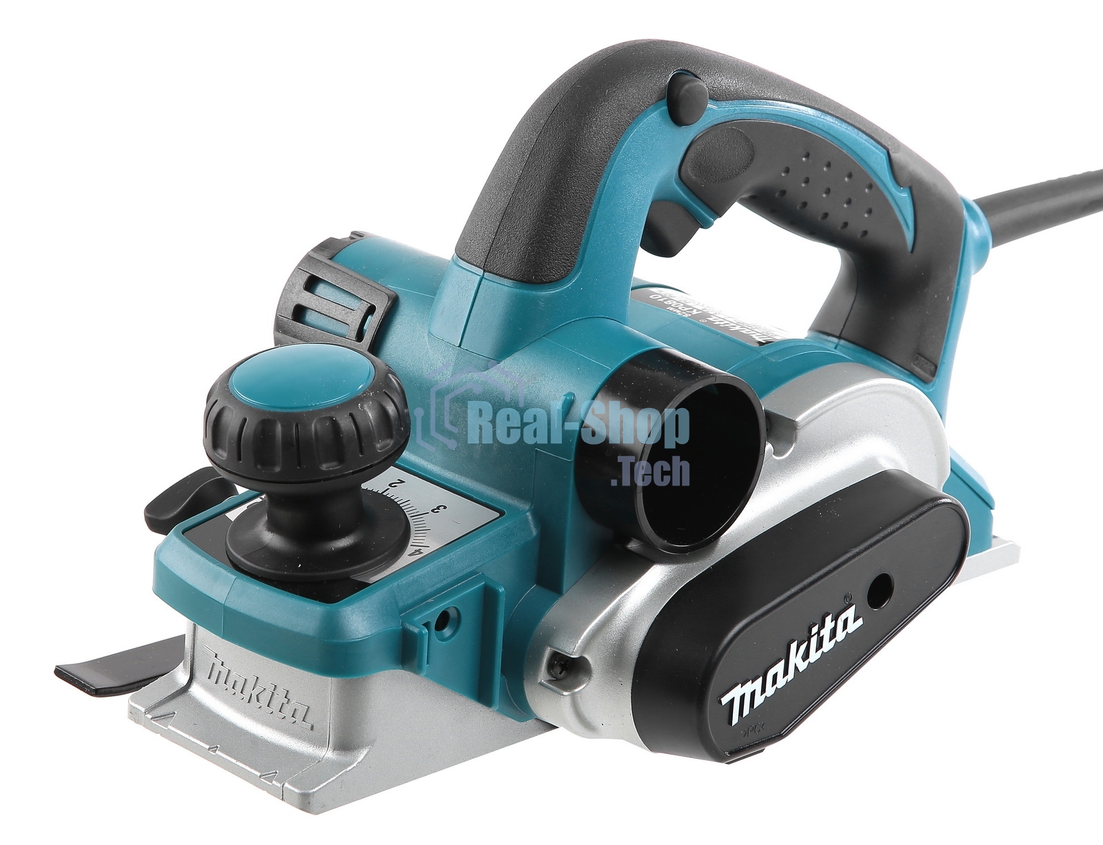 Рубанок Makita KP0810 850 Вт,16000 об\м, ширина-82мм, глуб-4мм, 3.2кг, кор, парал упор