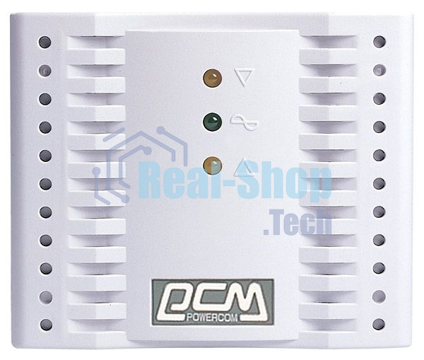  Стабилизатор напряжения Powercom Voltage Regulator, 2000VA, White, Schuko