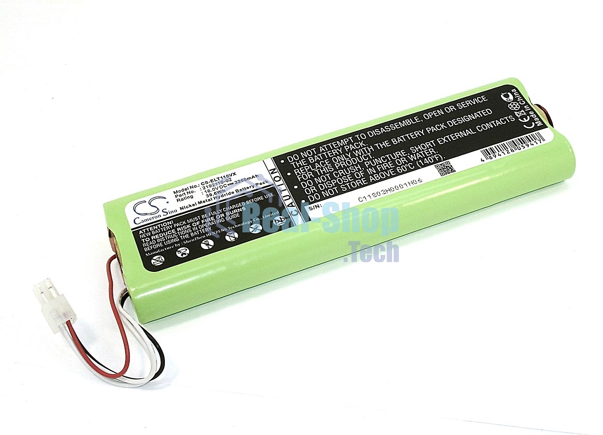 Аккумулятор CS-ELT110VX для пылесоса Electrolux Trilobite, ZA1, ZA2. Ni-MH, 2200mAh, 18.0V