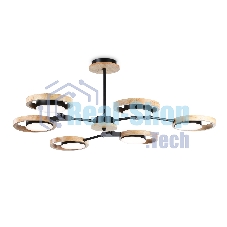 Подвесной светодиодный светильник Ambrella light FL51619/6 BK/LW черный/светлое дерево 3000K/4200K/6400K 42W D825*285 (Без ПДУ) Подвесной светодиодный светильник Ambrella light FL51619/6 BK/LW черный/светлое дерево 3000K/4200K/6400K 42W D825*285 (Без ПДУ)