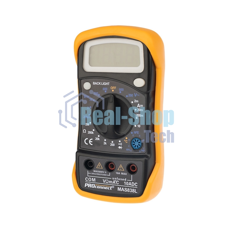 Универсальный мультиметр PROconnect MAS838L (DT858L)