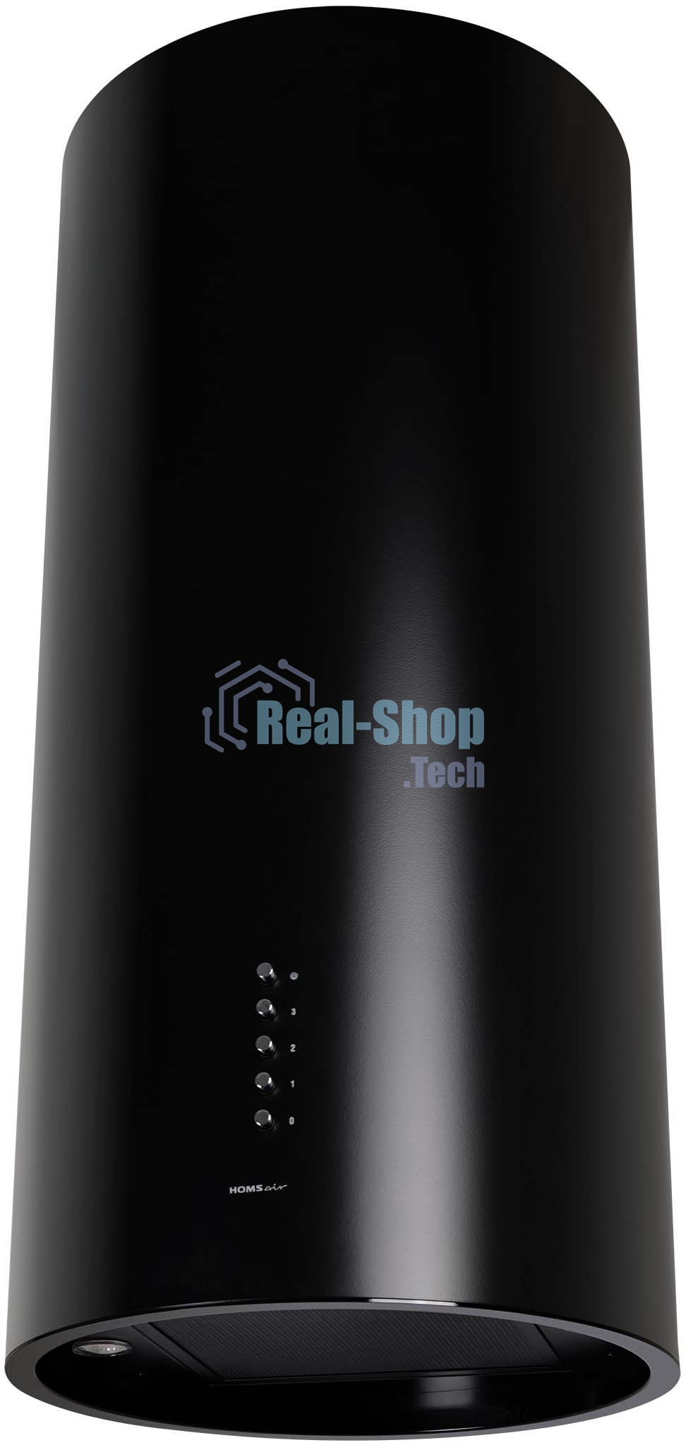 Вытяжка островная HOMSair FLY 1000SD 39 черный, 38 см, 1000 куб. м/ч, 52 дБ