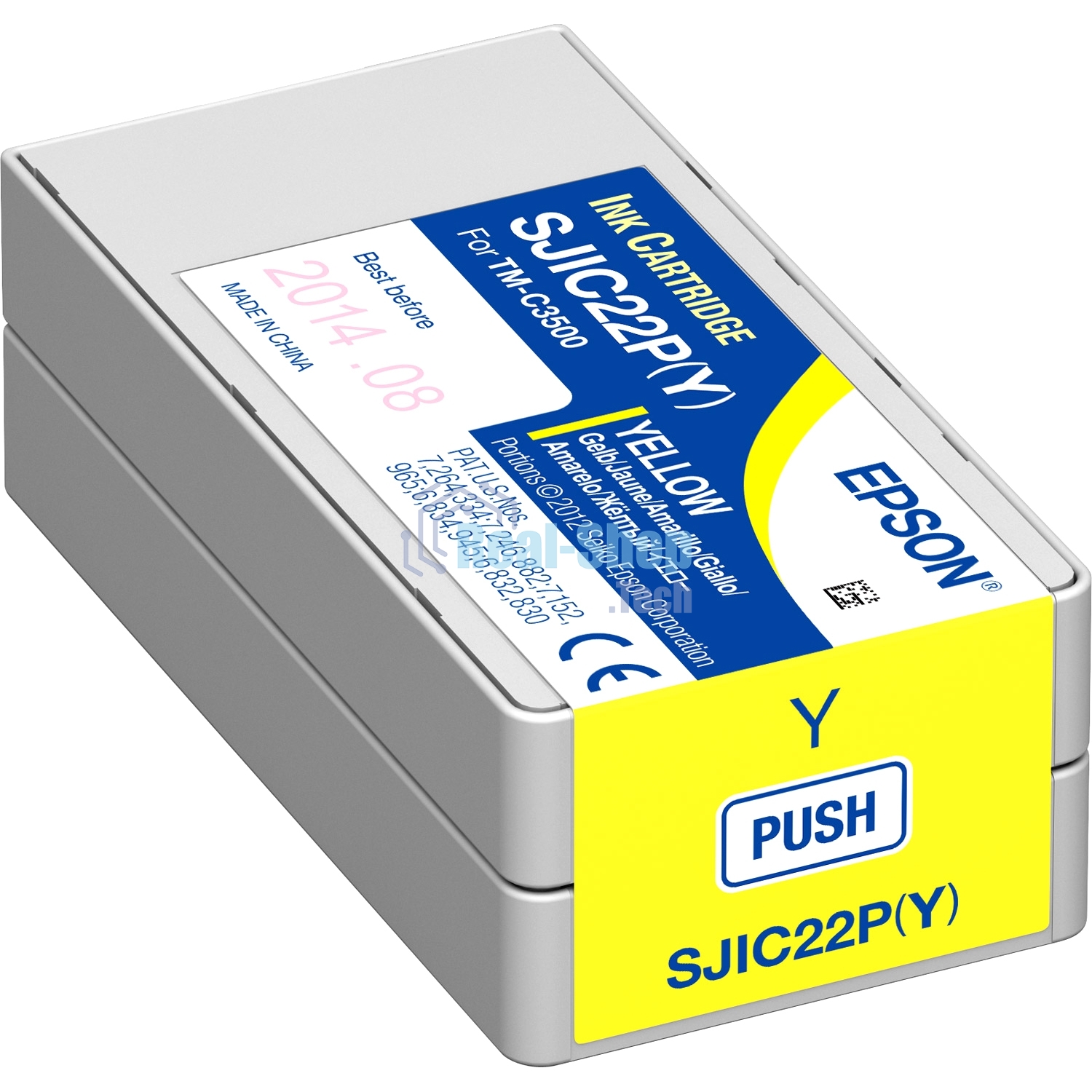 Картридж струйный SJIC22P(Y): INK CARTRIDGE FOR TM-C3500 желтый