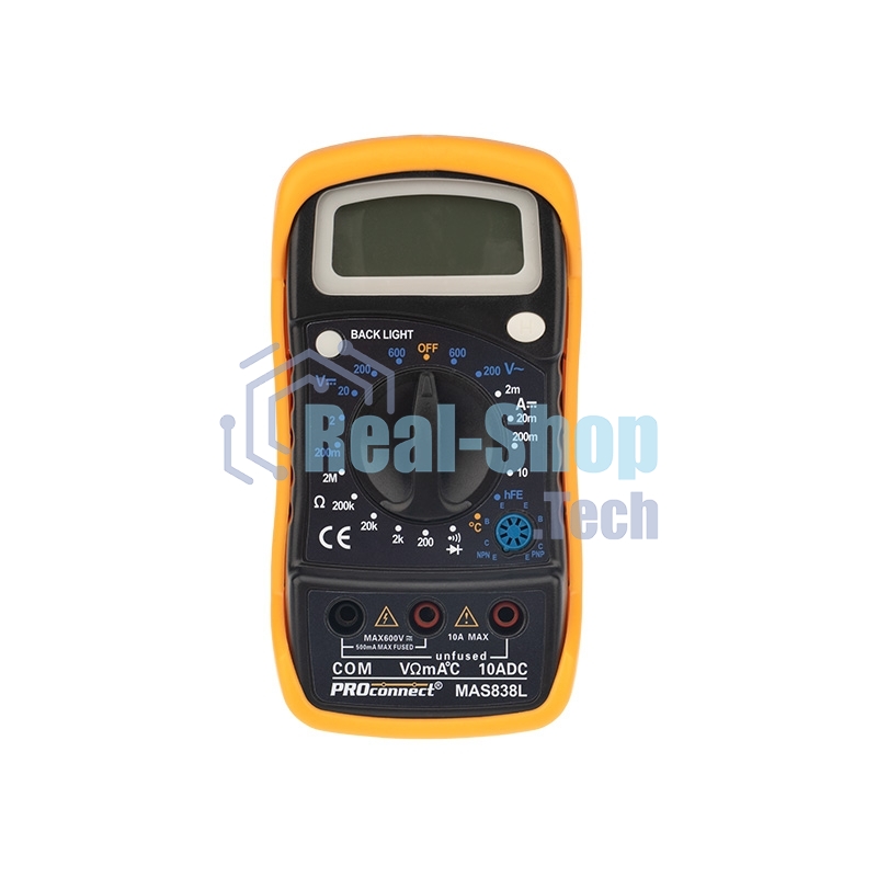 Универсальный мультиметр PROconnect MAS838L (DT858L)