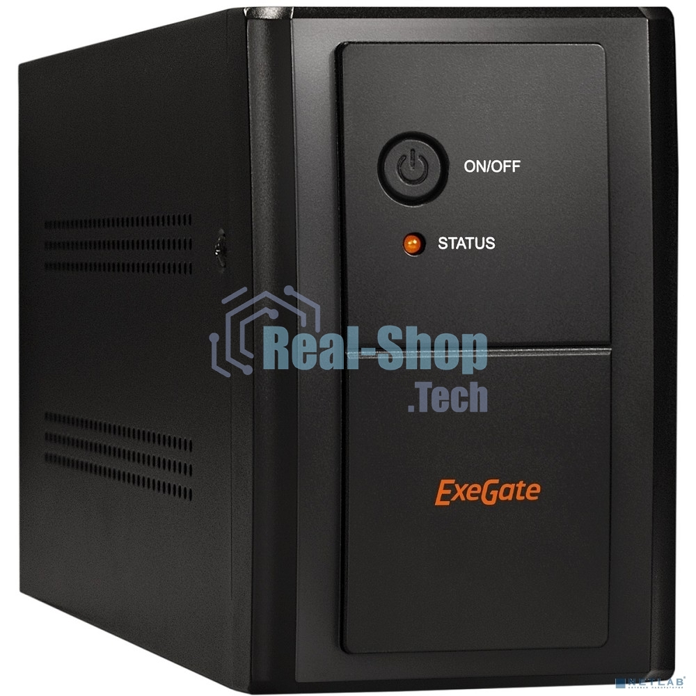 Источник бесперебойного питания ExeGate EP285515RUS SpecialPro UNB-2000.LED.AVR.EURO.RJ.USB 2000VA/1200W, LED, AVR, 4 евророзетки, RJ45/11, USB, Black