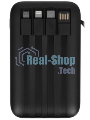 Портативный аккумулятор Tecno Pocket S201 20000mAh 2.4A 2xUSB-A/USB-C черный