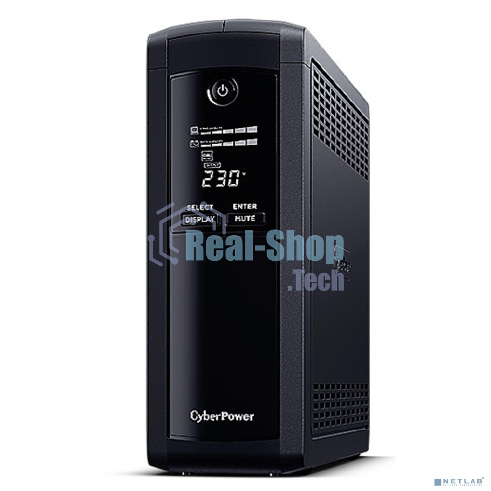 Источник бесперебойного питания CyberPower VP1200ELCD/1200 ВА/720 Вт/5 х CEE 7 (евророзетка)