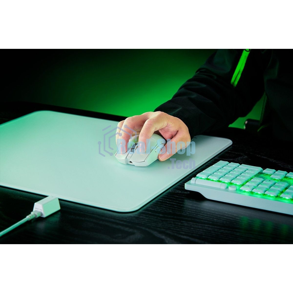 Мышь беспроводная/проводная Razer Viper V3 Pro белый, 35000 dpi, радиоканал, USB, кнопки - 8
