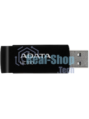 Флешка USB ADATA UC310 (UC310-64G-RBK), 64Gb, USB 3.2, R/W 100/30, черный