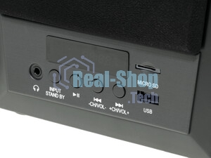 Акустическая система 2.0 SVEN MC-10, чёрный, мощность 2x25Вт (RMS), FM-тюнер, USB/microSD, дисплей, пульт ДУ, Bluetooth SVEN MC-10, чёрный, акустическая система 2.0, мощность 2x25Вт (RMS), FM-тюнер, USB/microSD, дисплей, пульт ДУ, Bluetooth