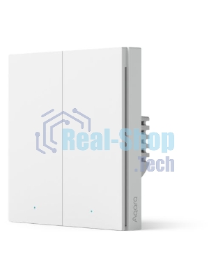 Выключатель умный двухклавишный Aqara Smart Wall Switch H1 (WS-EUK02)