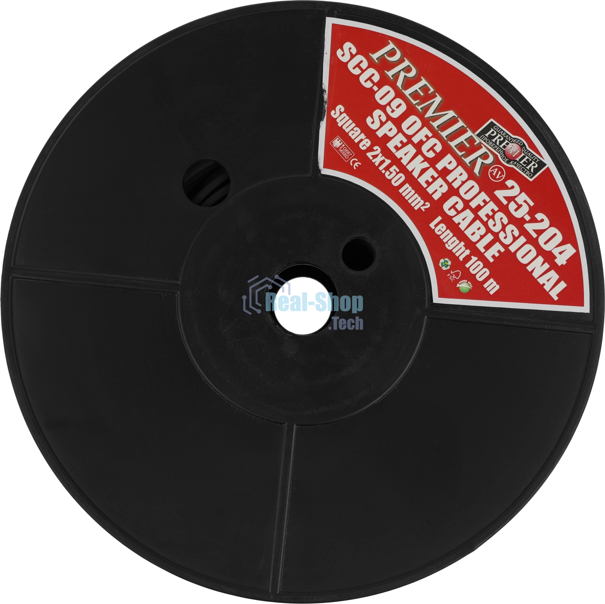 Кабель акустический Premier SCC-09 BC 100м. черный (25-204 100)