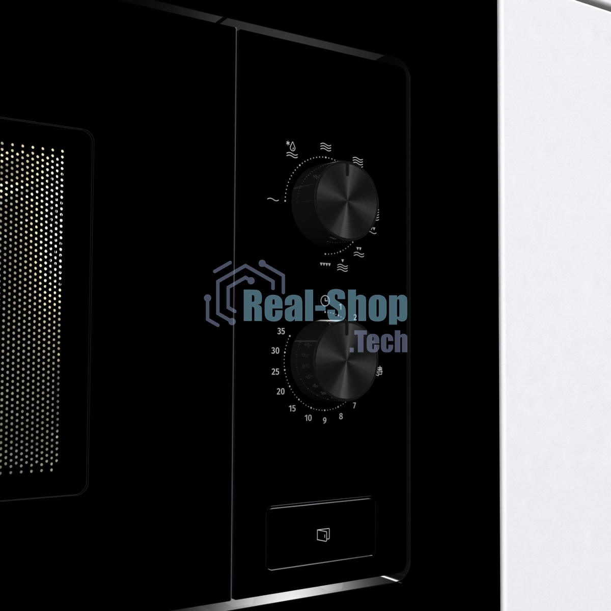 Встраиваемая микроволновая печь Gorenje BM201EG1BG черный, 20 л, 800 Вт, переключатели - поворотный механизм
