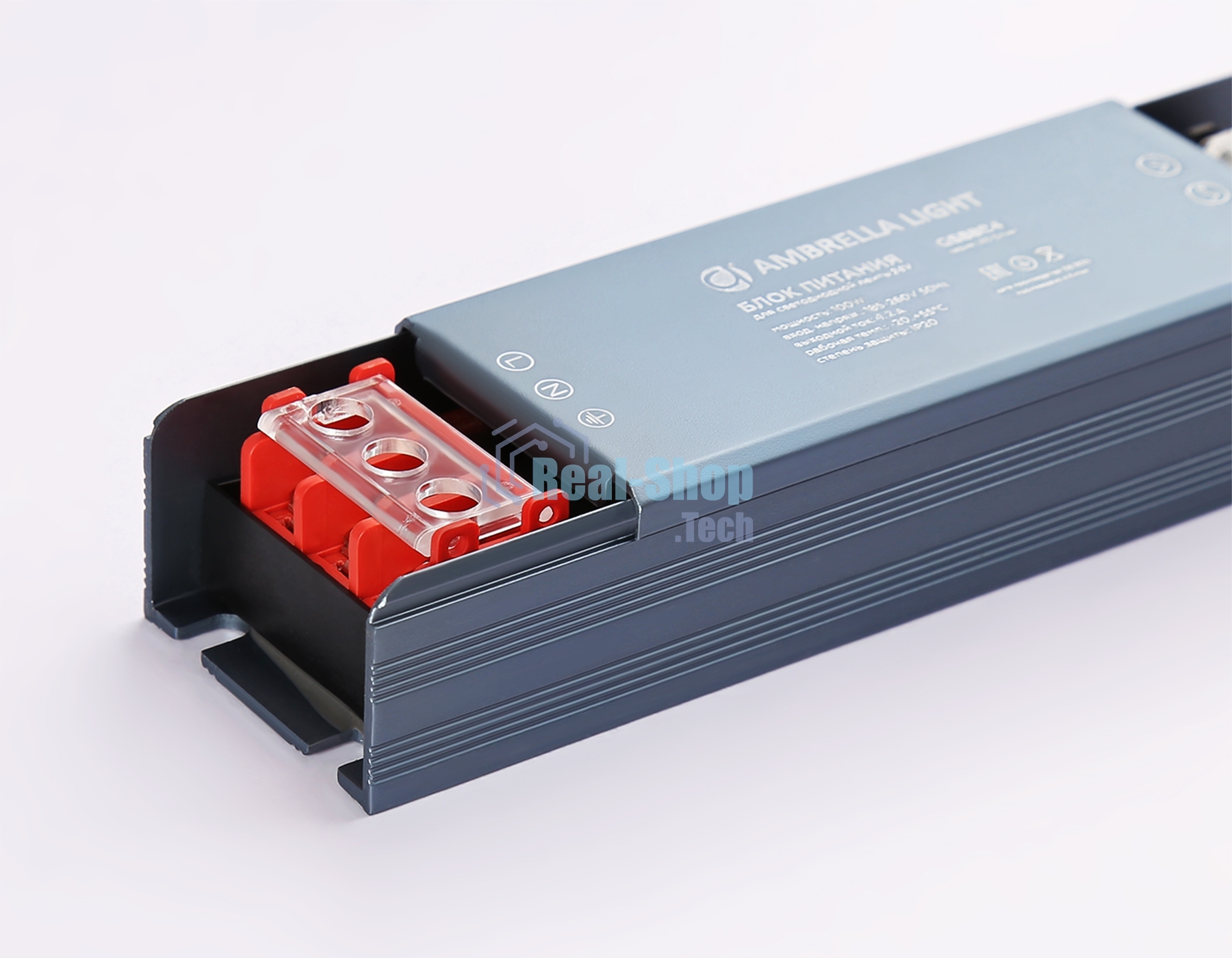 Блок питания 24V 100W 4.2A IP20 185-260V 130*35*22