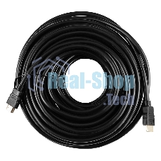 Кабель аудио-видео Buro HDMI (m)/HDMI (m) 20м. черный