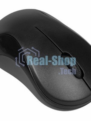 Мышь беспроводная Oklick 605SW черный, 1200 dpi, радиоканал, USB, кнопки - 3