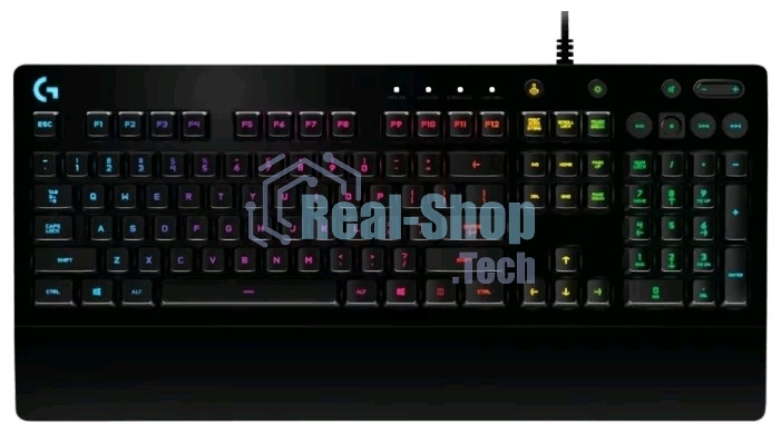 Клавиатура Logitech G213 Prodigy черный USB 2.0 Multimedia Gamer LED (подставка для запястий)