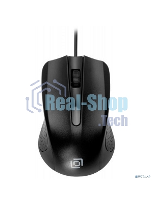 Мышь проводная Oklick 225M черный, 1200 dpi, USB, кнопки - 3