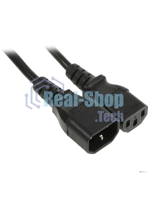 Шнур сетевой Rexant IEC 320 C13 – IEC 320 C14 3x0,75мм², 3м