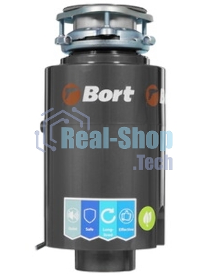 Измельчитель пищевых отходов Bort TITAN 4000 (Control) Мощность л.с. 0,75; 560 Вт; 4,2 кг/мин; 3200 об/мин; 1400 мл; Металл;набор аксессуаров 5 шт [93410242]