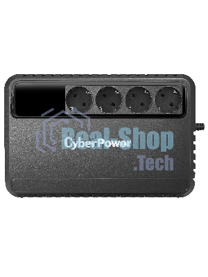 Источник бесперебойного питания CyberPower BU-1000/1000 ВА/600 Вт/4 х CEE 7 (евророзетка)