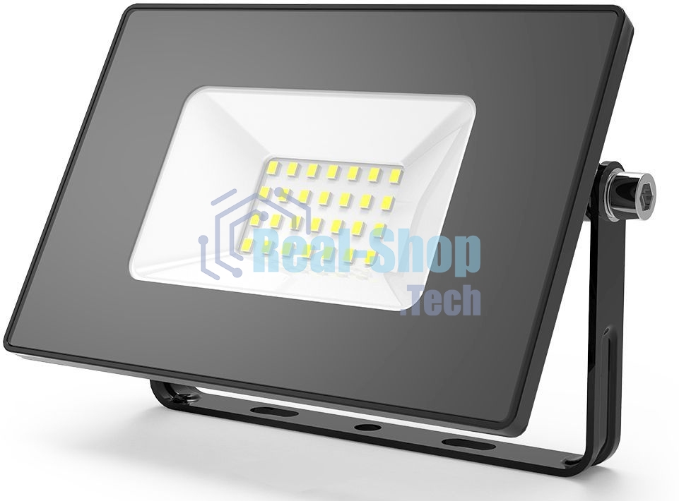 Прожектор светодиодный GAUSS 613527120 LED 20W 1300lm IP65 3000К черный 1/60