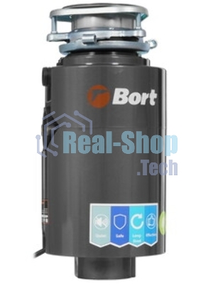 Измельчитель пищевых отходов Bort TITAN 4000 (Control) Мощность л.с. 0,75; 560 Вт; 4,2 кг/мин; 3200 об/мин; 1400 мл; Металл;набор аксессуаров 5 шт [93410242]
