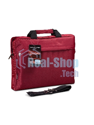 Сумка для ноутбука ExeGate EX212299RUS Start S15 Red, красная, полиэстер, для ноутбуков до 15.6