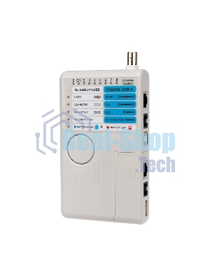 Тестер кабеля Rexant универсальный 5 в 1 RJ-45+RJ-11+1394+USB+BNC 3468