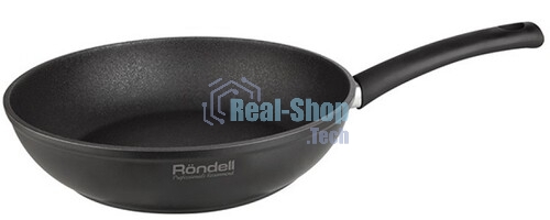 Сковорода Rondell Mustang RDA-598, 26см, без крышки, черный