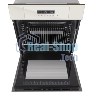 Шкаф духовой электрический Maunfeld AEOD60103BG, 60л, дверца с 3 стеклами, бежевый