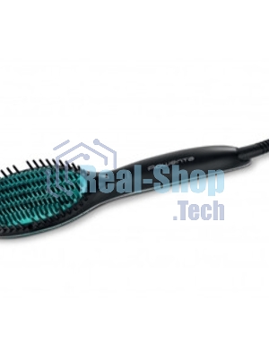 Расческа-выпрямитель Rowenta CF5820F0 черный/зеленый, 200 °C, 3 режима
