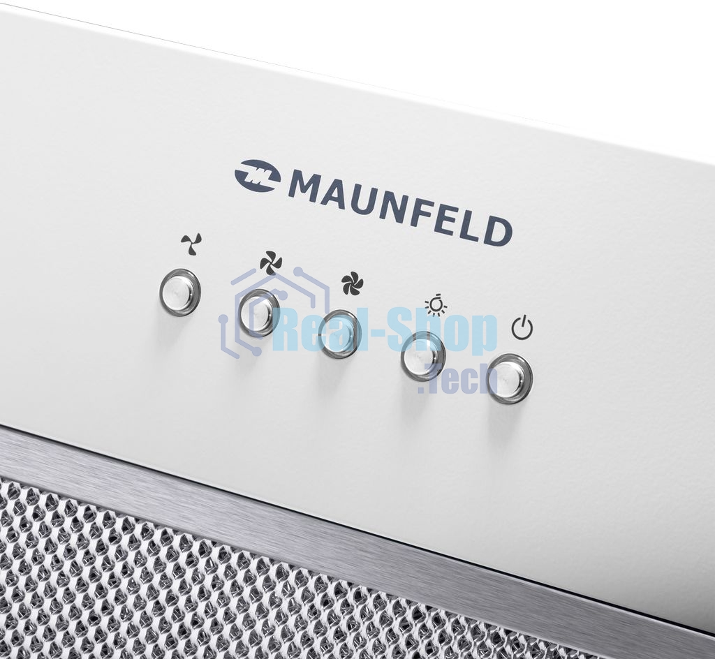 Вытяжка встраиваемая Maunfeld Trapeze 602M белый, 60 см, 1150 куб. м/ч, 54 дБ