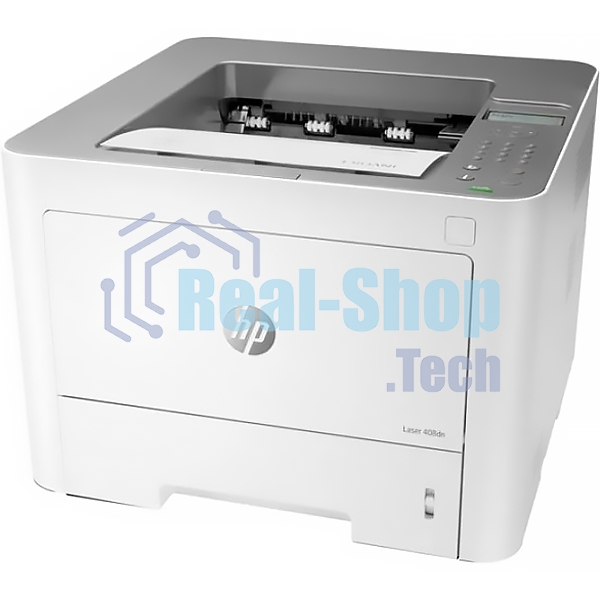 Принтер лазерный HP Laser 408dn (7UQ75A), A4, ч/б, печ. до 40 стр/мин., 1200 x 1200 dpi, USB, RJ-45