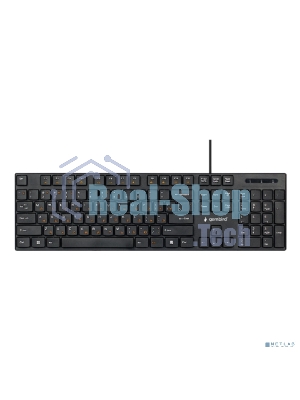 Клавиатура Gembird KB-250 проводная, USB Type-A, чёрный