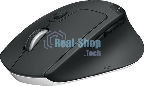Мышь беспроводная Logitech M720 Triathlon черный, 1000 dpi, радиоканал, Bluetooth, USB, кнопки - 8