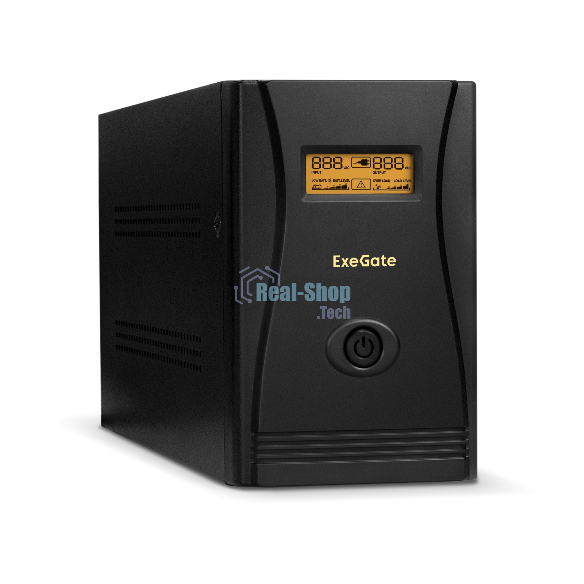 Источник бесперебойного питания ExeGate SpecialPro Smart LLB-1000.LCD.AVR.EURO.RJ 1000VA/650W, LCD, AVR, 4 евророзетки, RJ45/11, черный