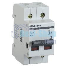 Выключатель нагрузки IEK MNV15-2-063 (мини-рубильник) ВН-32 2Р 63А GENERICA