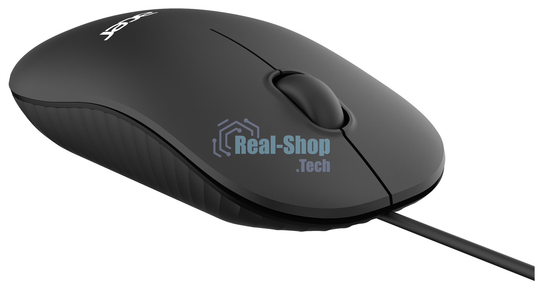 Мышь проводная Acer OMW122 черный, 1200 dpi, USB, кнопки - 3
