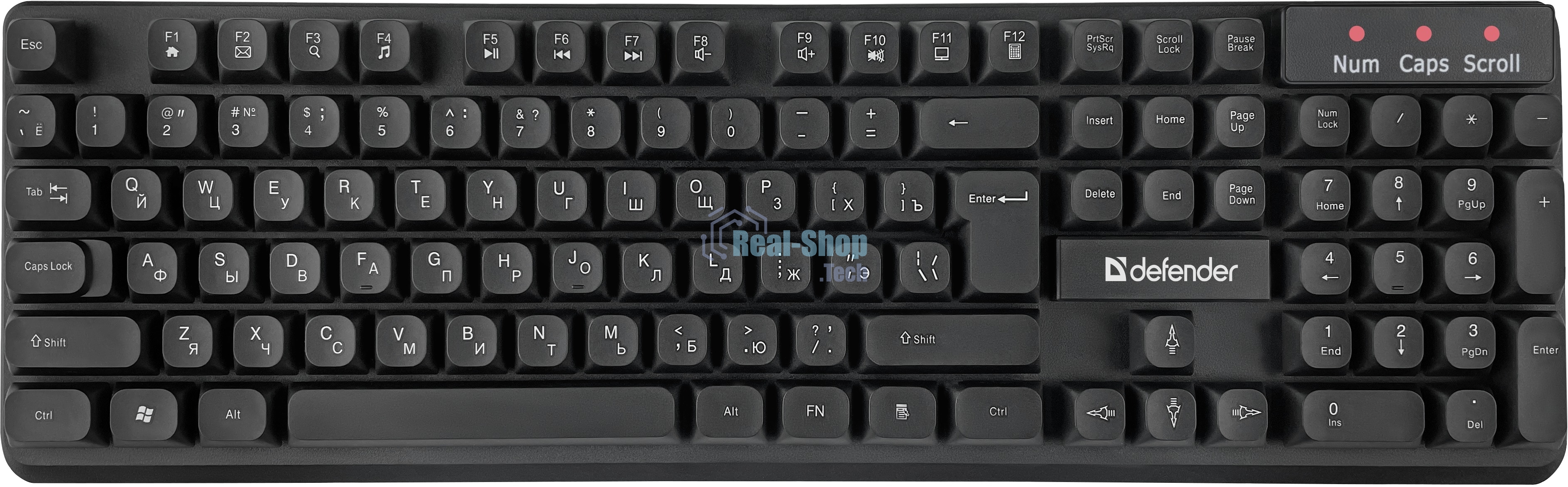 Комплект клавиатура+мышь Defender Milan C-992 беспроводной, USB, 1000 DPI, чёрный