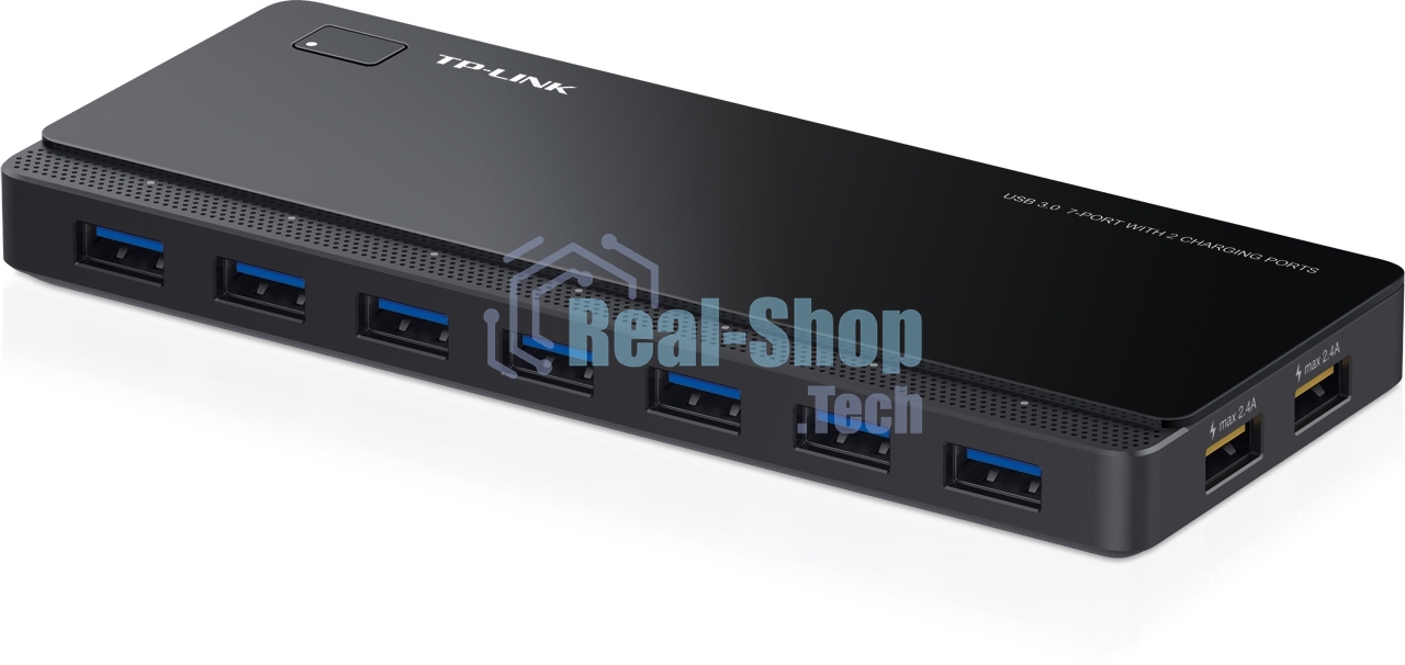 USB-концентратор TP-LINK UH720 7xUSB, с 2 заряжающими портами