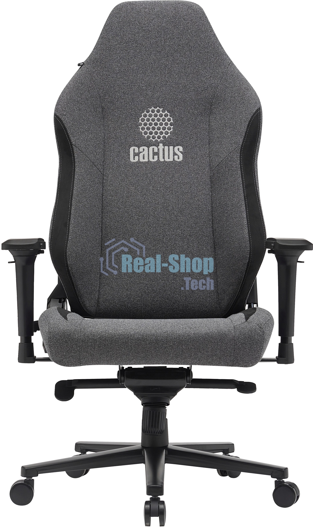 Кресло Cactus CS-CHR-MAG-GY серый, экокожа