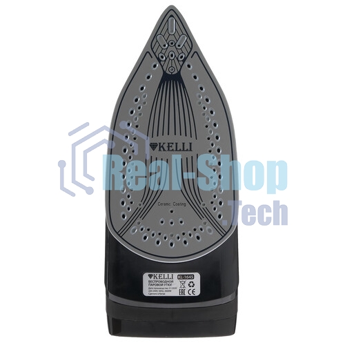 Утюг Kelli KL-1645 черный/коричневый, 2600 Вт, 25 г/мин, 320 мл
