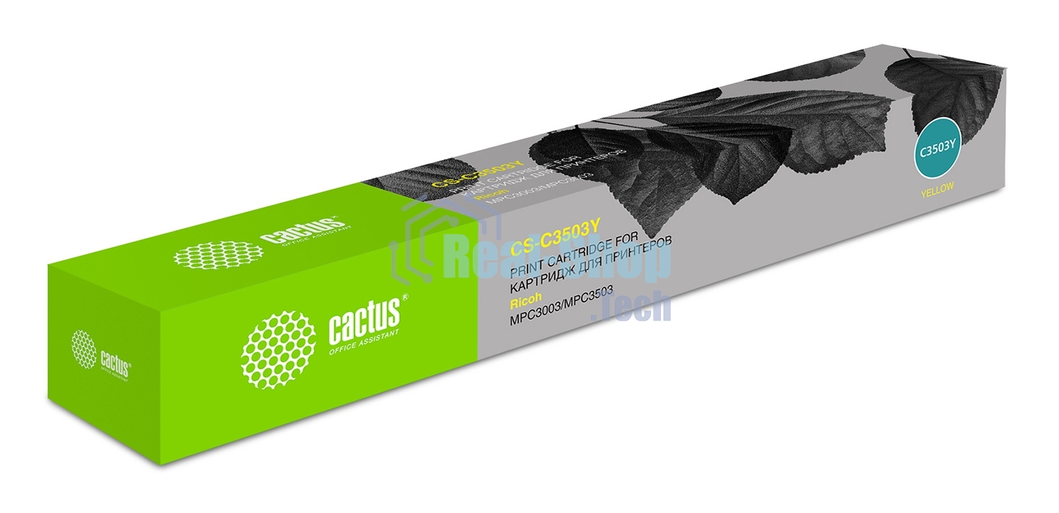 Картридж лазерный Cactus 841818 CS-C3503Y желтый (18000 стр.) для Ricoh MP C3503