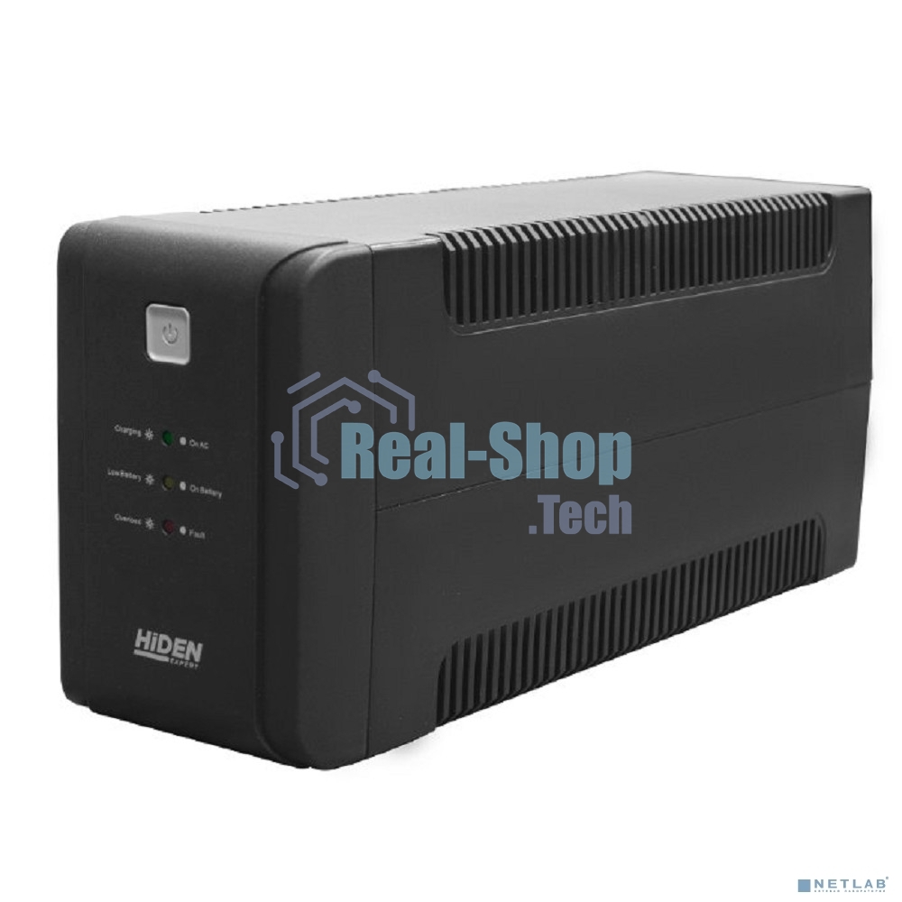 Источник бесперебойного питания HIDEN EXPERT ULS800E 800ВА/480Вт Линейно-интерактивный,2xSchuko LED, USB, встроенный АКБ 1x12B/9Ач УТ-00002466